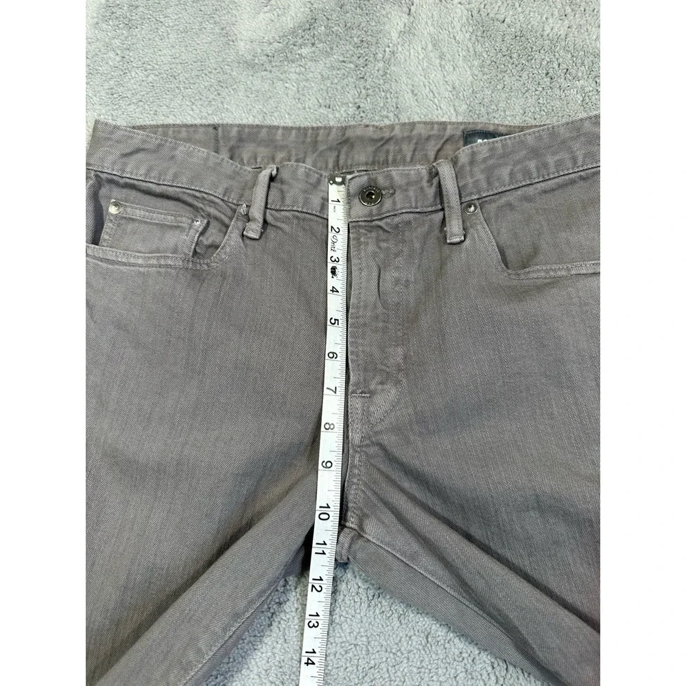 Bonobos Travel Jeans Mens 34x34 Gray Slim Straight Leg Stretch Read